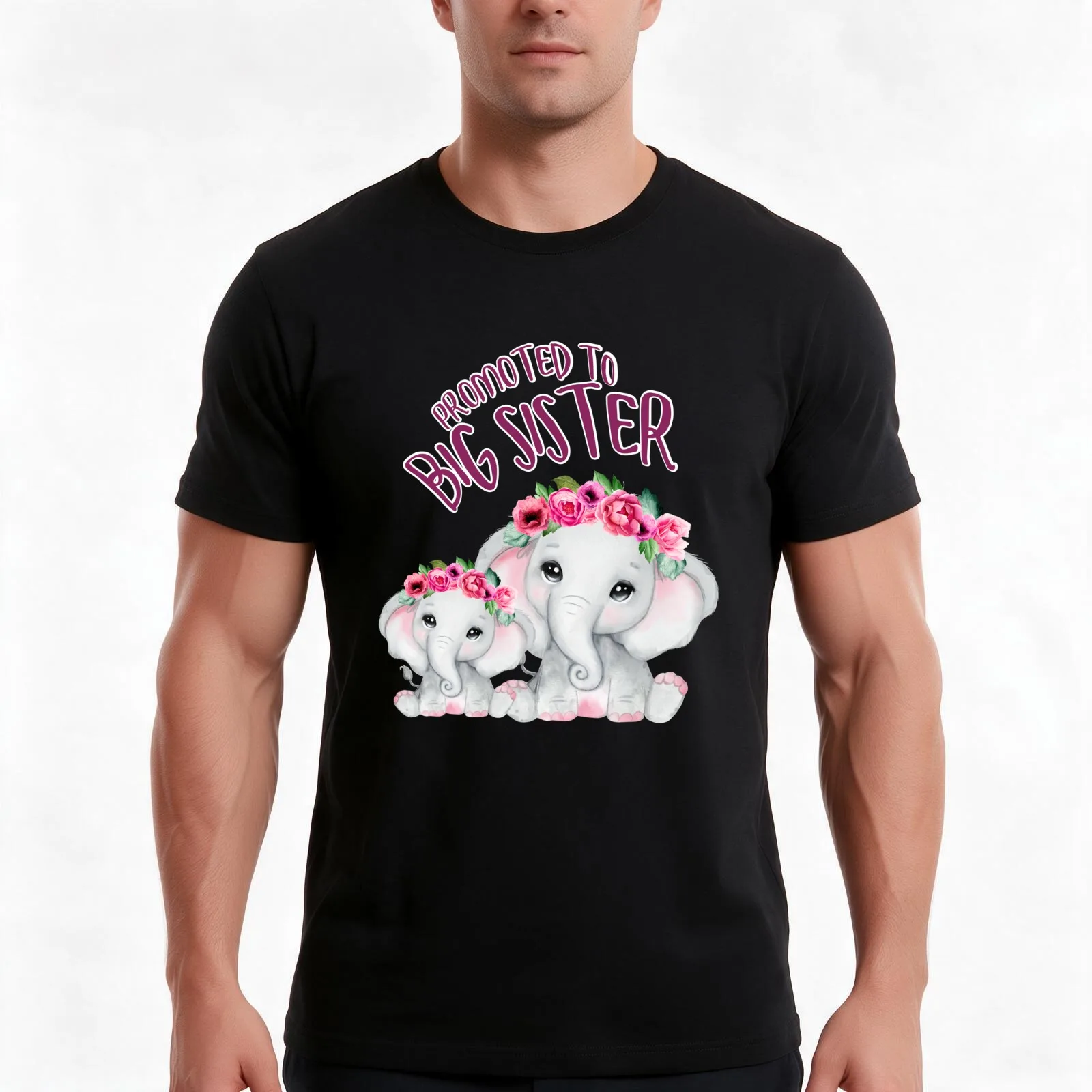 Promoted to Big Sister 2022 T-Shirt, Summer Casual Cotton Tee, Oversized Streetwear Tops, Vintage Graphic Print, 100% Cotton