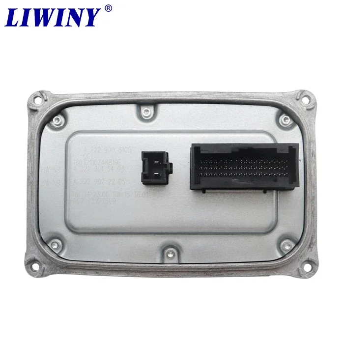 liwiny LED HEADLIGHT CONTROL MODULE BALLAST ECU A2229008105 FOR S-Klasse W222 W217 W205 2013-2016