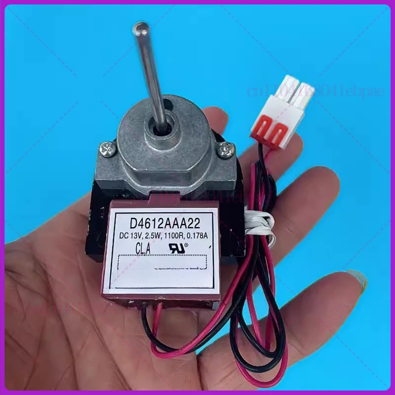 Motor de ventilador de geladeira D4612AAA22 DC 13V 2,5W 1100RPM 0,178A Motor de geladeira Freezer Evaporador Motor de ventilador