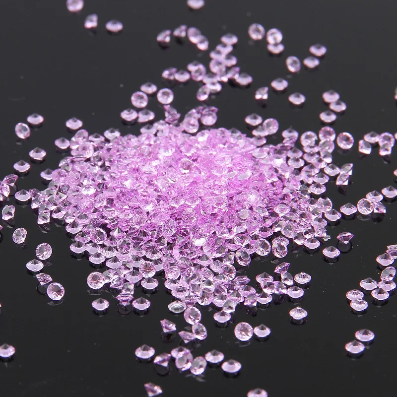 1000 Teile/los 4,5mm Acryl Kristalle Streuung Tisch Diamant Strass Edelsteine Konfetti Hochzeit Dekoration Gunsten – Detail 9