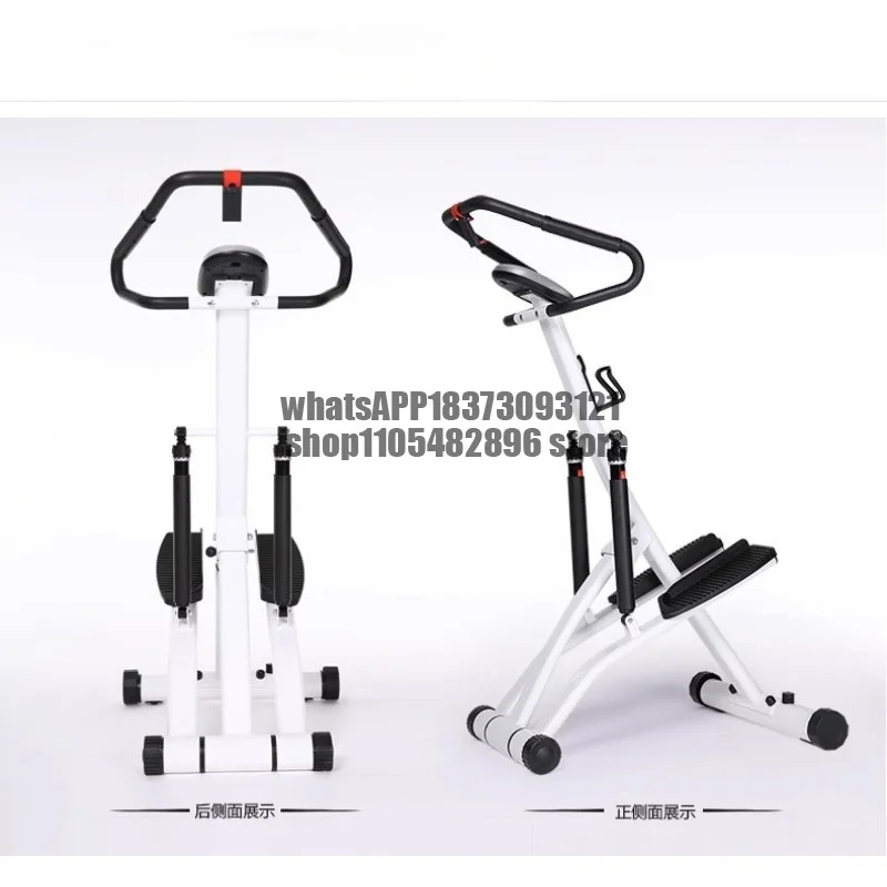 Resistance adjustment climbing machine Foldable household running in place Stepping climbing equipment
