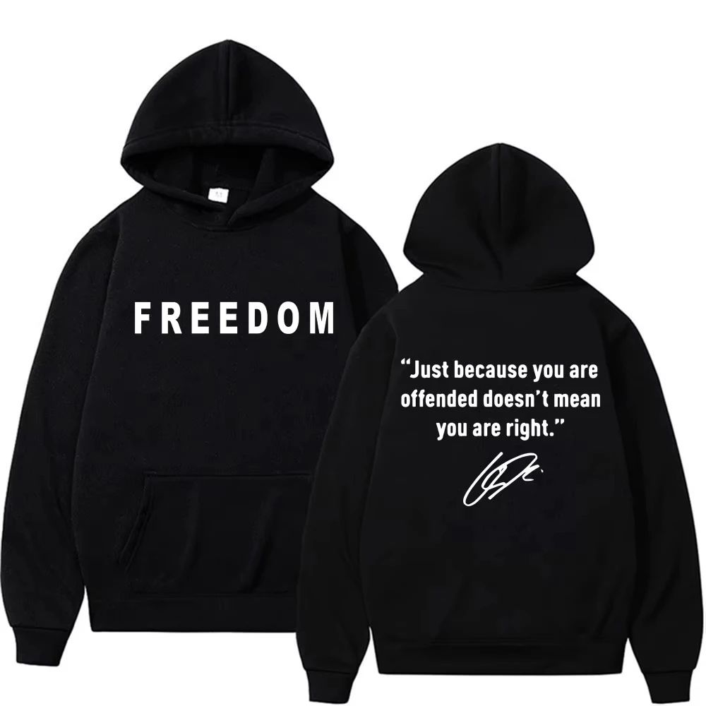 Preghiera per Charlie Kirk Freedom Felpa da uomo Abbigliamento Felpe con cappuccio di alta qualità Uomo Casual Trend Felpa con cappuccio oversize Streetwear