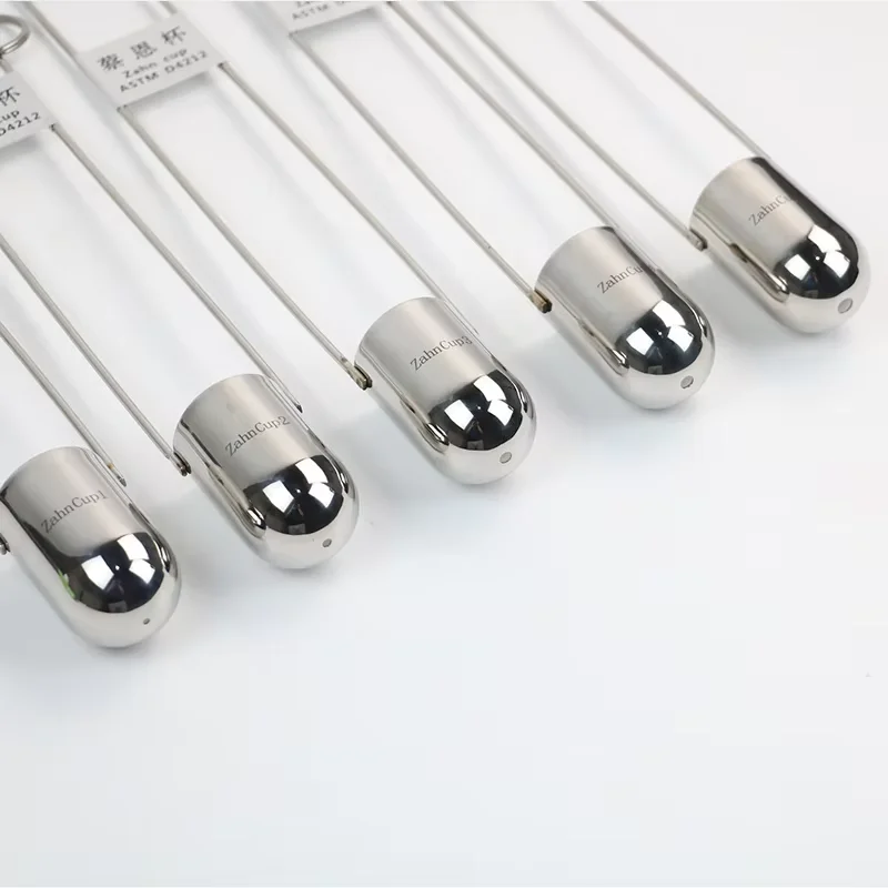 Multi-specification Zahn cup Viscosity Cup Stainless Steel Precise Ink Viscosity Cup Viscometer Flow Cup 1pcs