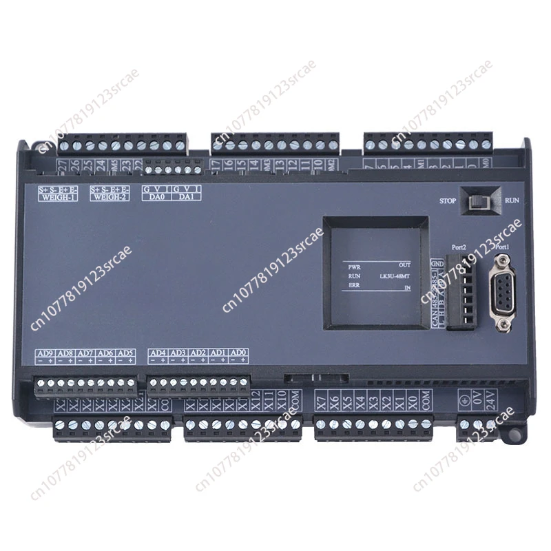 PLC Industrial Control Board LK3U-32MR MT10AD2DA 48MR with 8-axis Pulse FX3U Controller