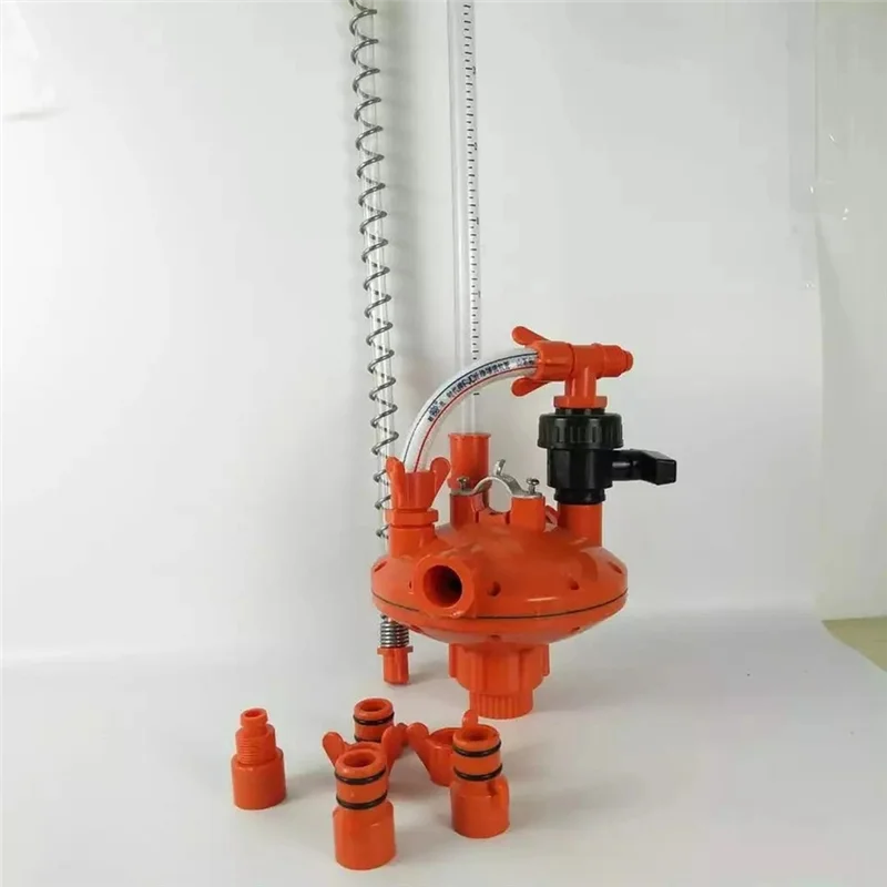 Poultry Farming System Water Line Water Pressure Regulator Automatic Pressure Regulating Valve 1Pcs Red