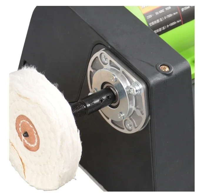 220V 50Hz 900W Bench Cloth Wheel Grinding and Polishing Machine