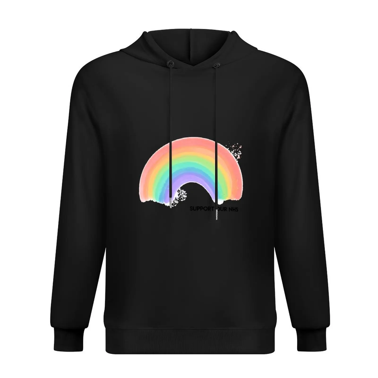 

Support Our NHS Rainbow Design Hoodie anime clothes korean autumn clothes anime clothing mens clothes mens hoodie