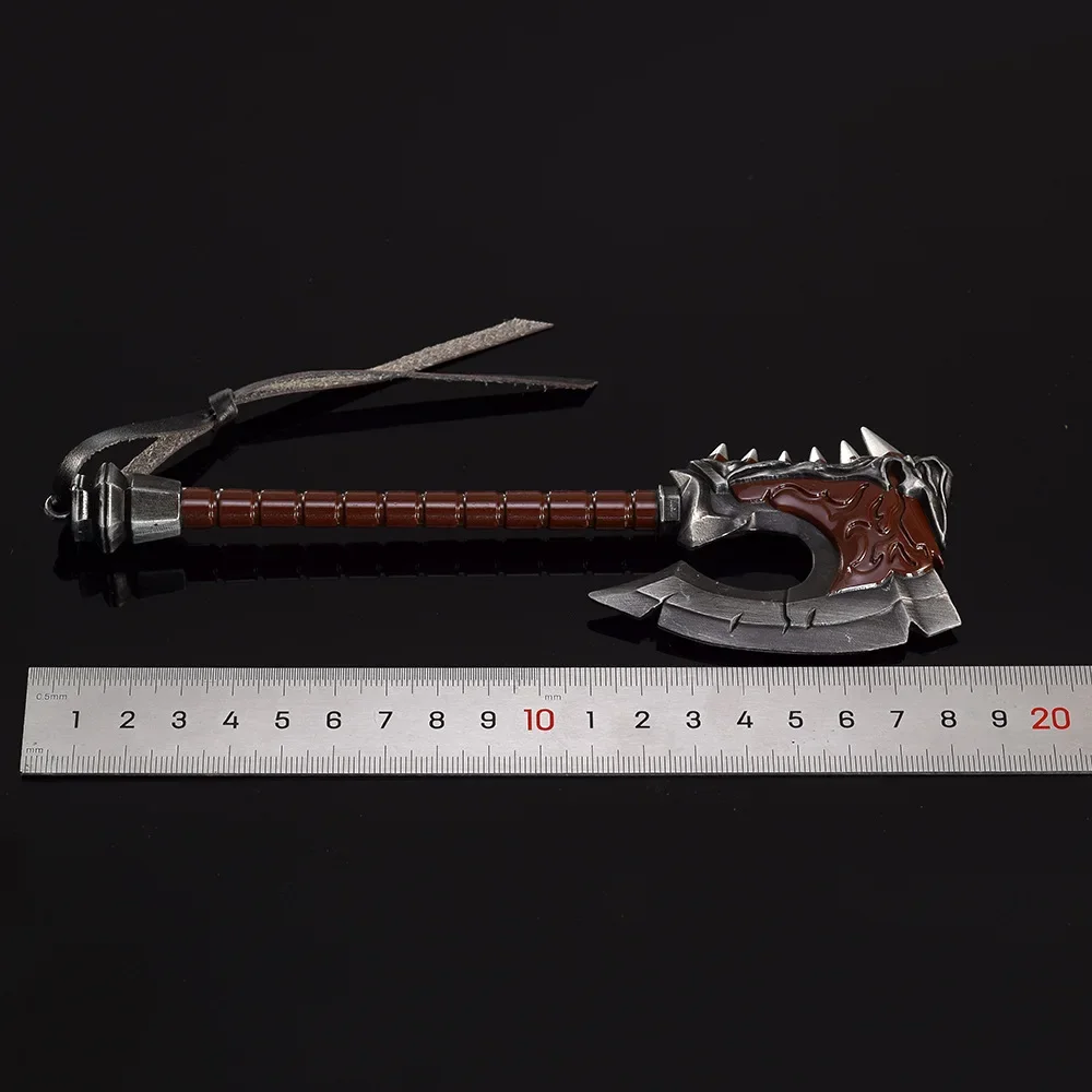 19cm Gorehowl hache World of Warcraft arme Garrosh Hellscream jeu périphérique métal arme modèle épée ornement artisanat cadeau jouets