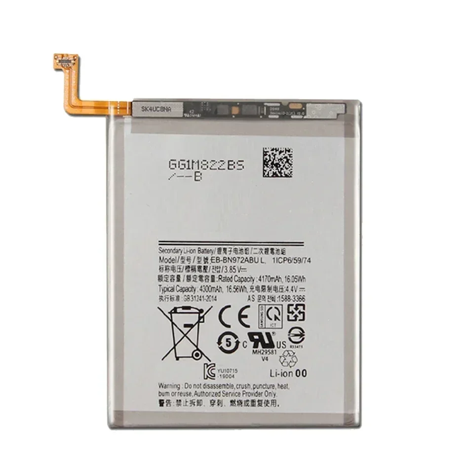 EB-BN972ABU 4300mAh Battery For Samsung Galaxy Note 10+ Note10+/Note 10 Plus/Note10 Plus 10Plus Mobile Phone Batteries