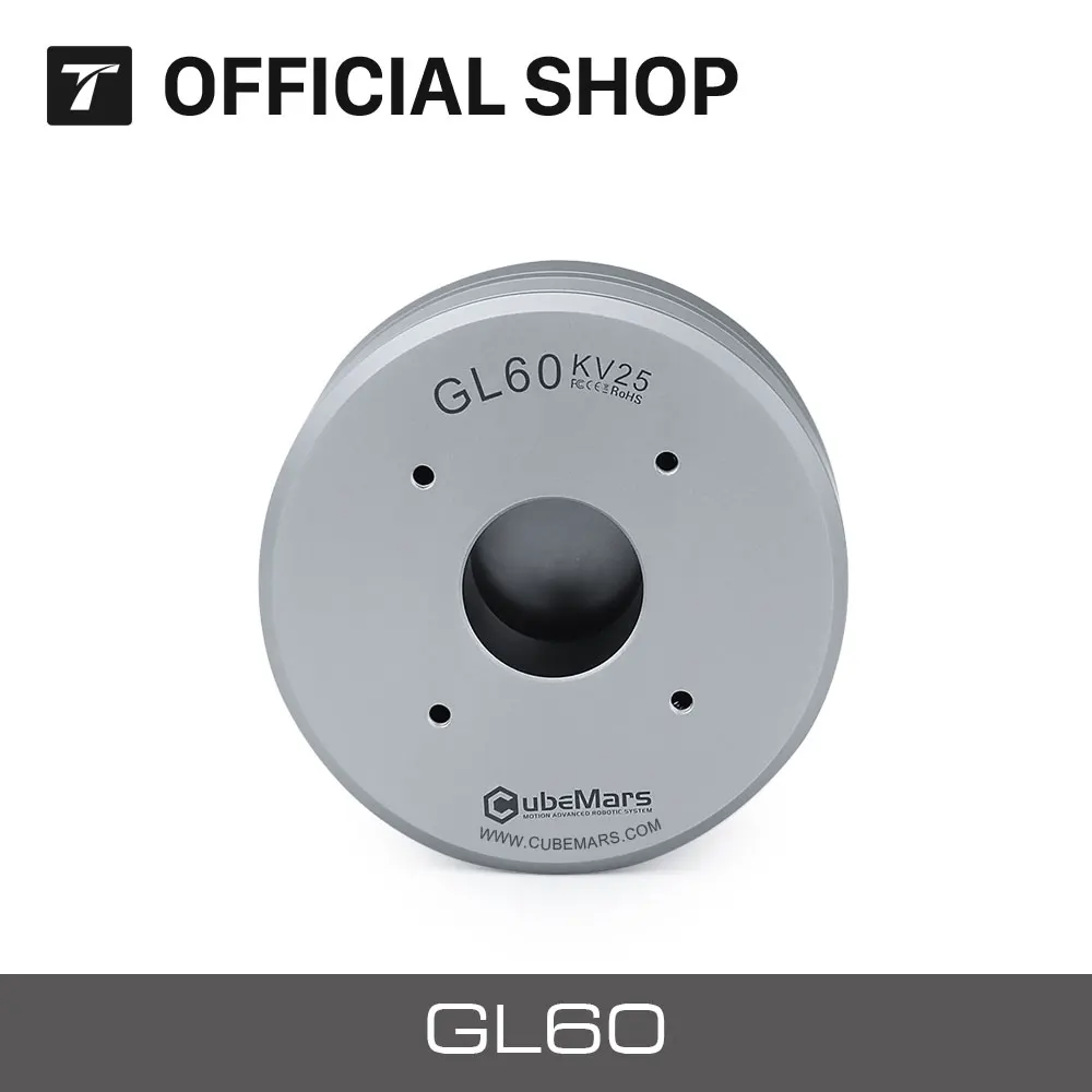 

T-motor CubeMars GL Series Out-running Gimbal Brushless Motor GL60 high precision Hollow Shaft for Gopro Aerial Photography