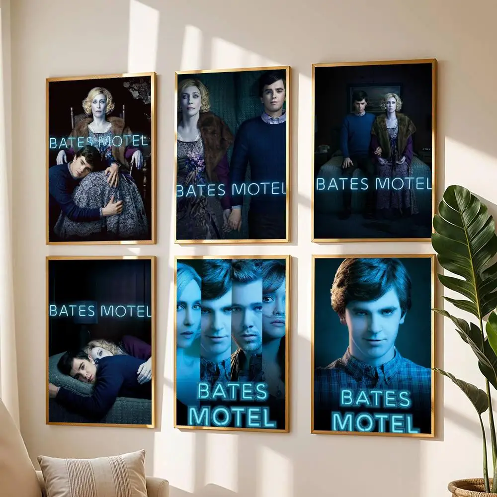 tv series B-Bates Motel-L Painting Calligraphy Boho Botanical Decor for Living Room  Elegant Home Style
