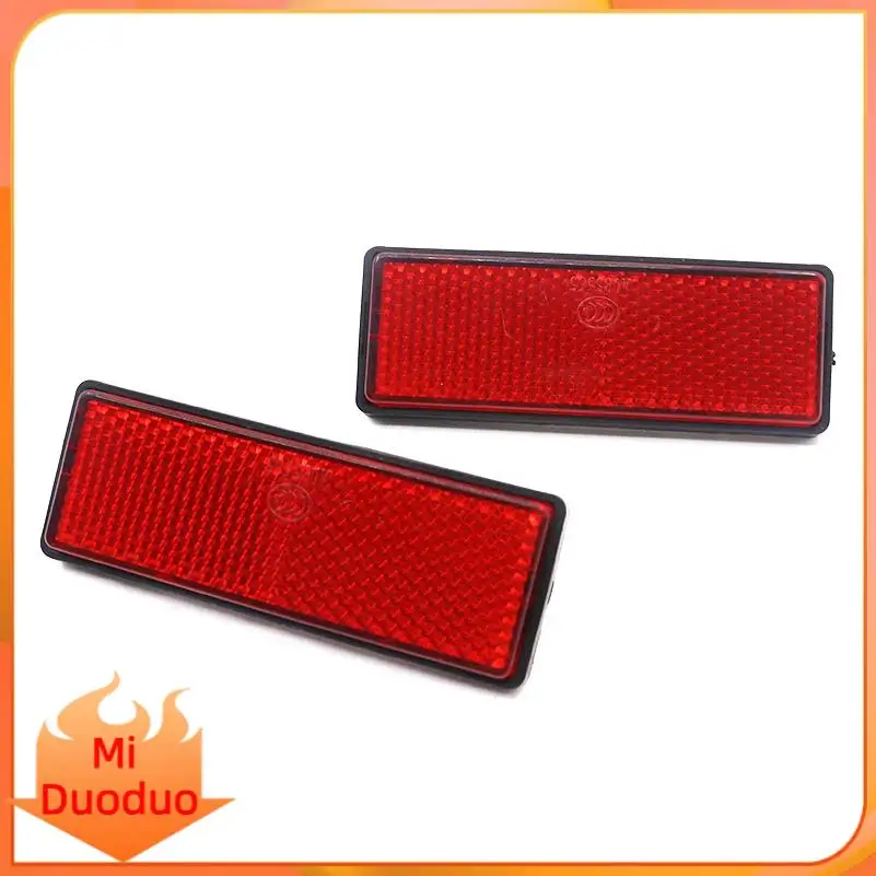 High Quality Reflectors Rectangular Safety Mark Signal Strip Rear Position for Citycoco Electric Bicycle Scooter