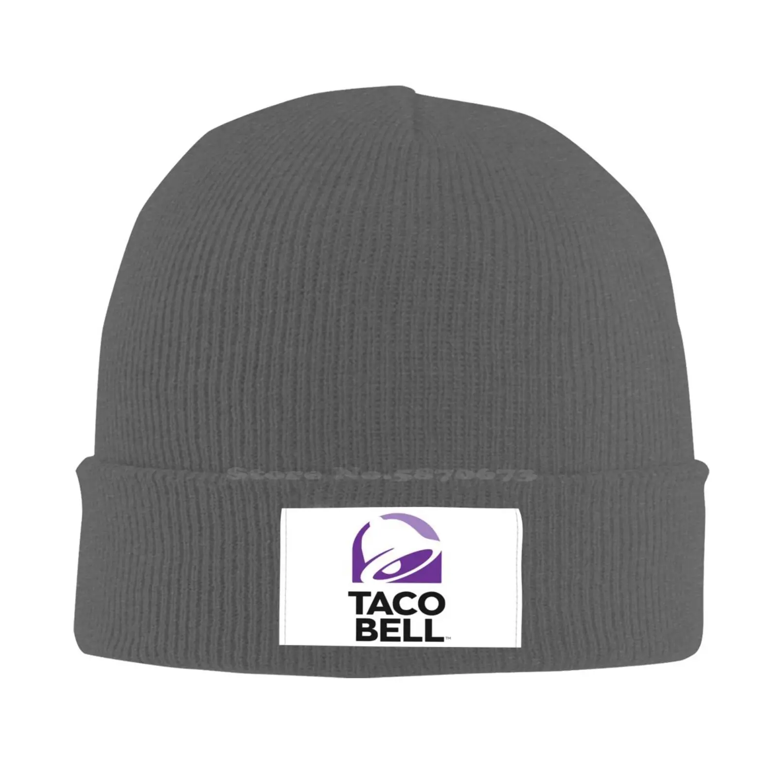 Taco Bell Logo Print Graphic Casual cap Baseball cap Knitted hat