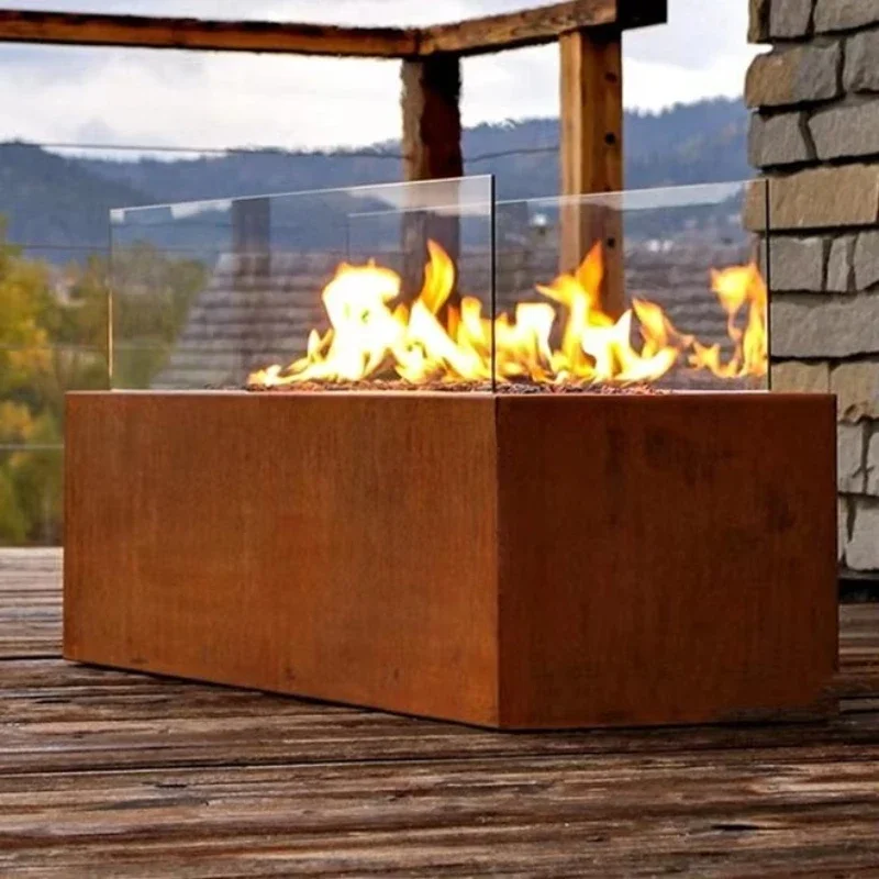 

Newly designed fireplace glass fireplace steel gas fire pit