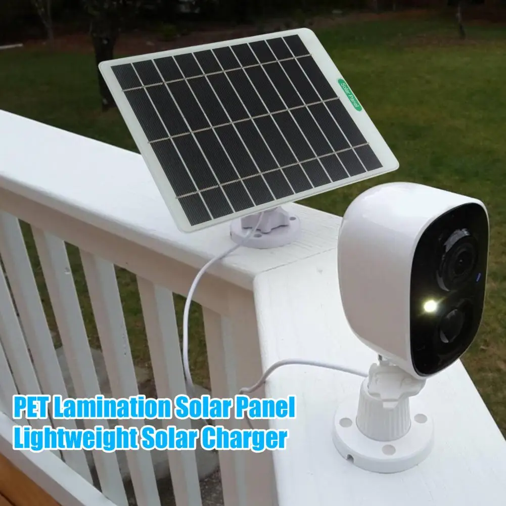 

Plug-and-play Solar Charger Ip65 Waterproof Solar Panels for Ring Video Doorbell 4/3/3 Plus/2 U-shaped Design 5v/5w for Ring