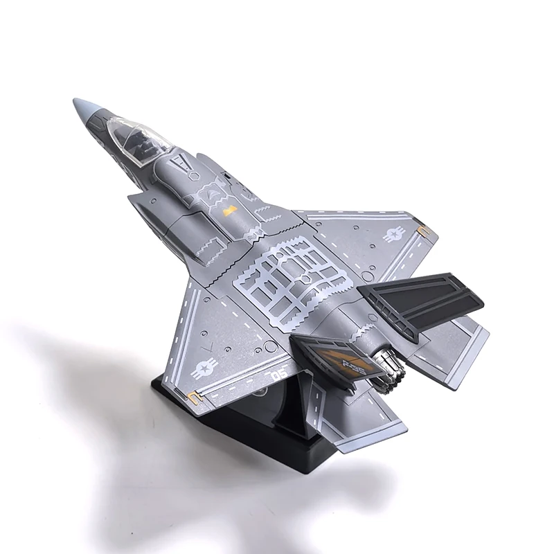 DIY Bausteine F22 F14 B2 SU57 Kreatives Raptor Stealth Fighter Modell Militär-Serie Deko Zusammengebaute Spielzeuge Geschenke für Jungen – Detail 11