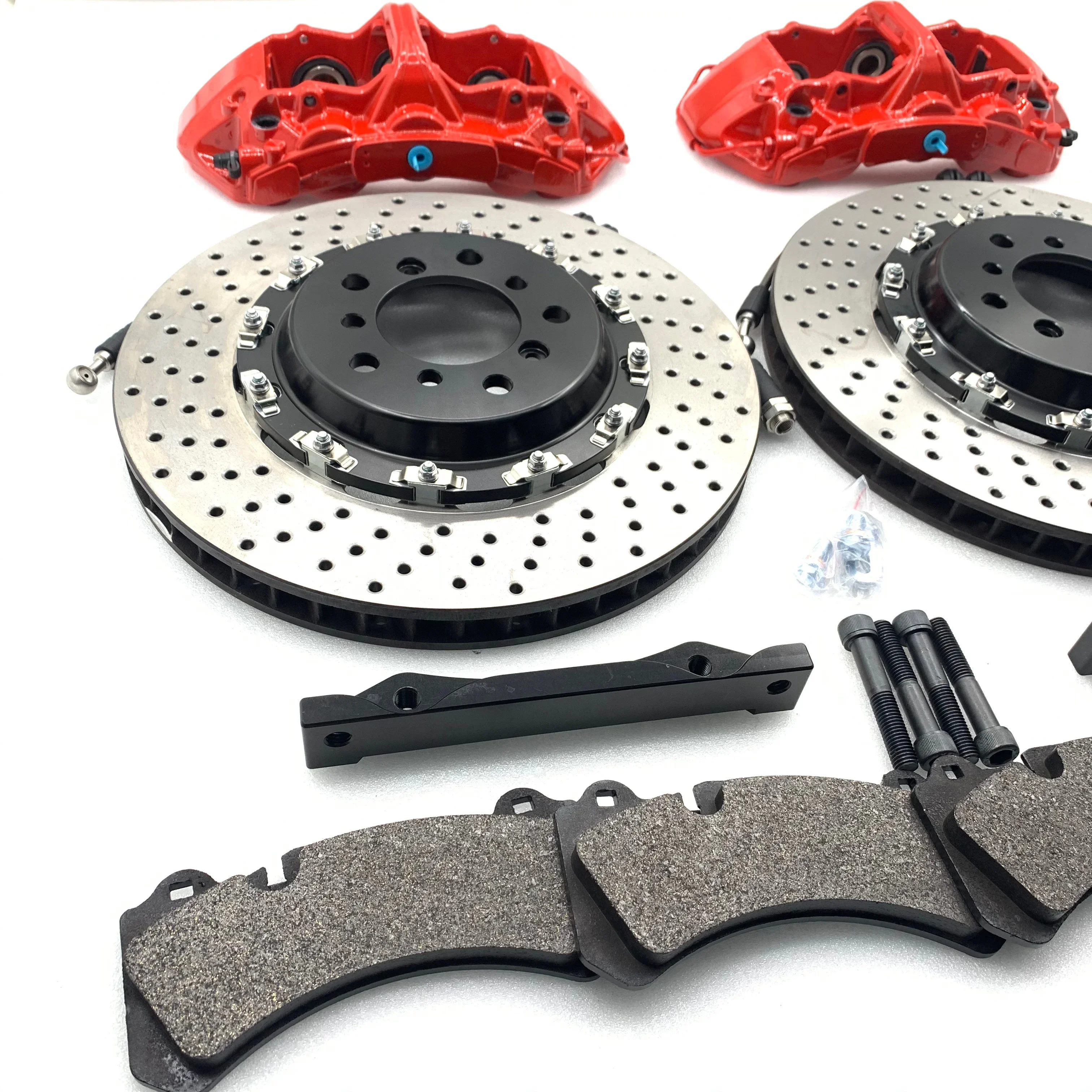 ON SALENew JKGT6 Front Brake Caliper Disc Pad Kit for Nissan Patrol Y61 2008 380*34mm Front Wheel