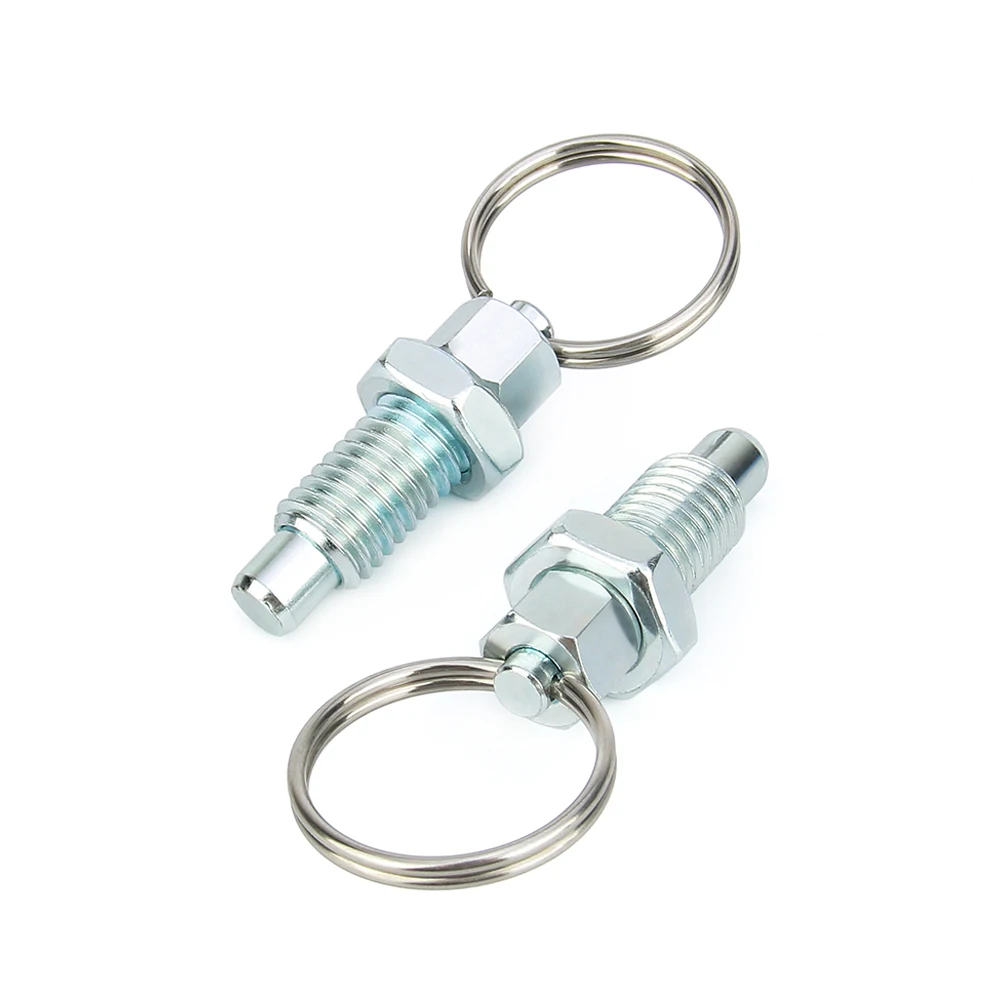 Stainless Steel Spring Retractable Index Plungers Pull Ring Indexing Plunger
