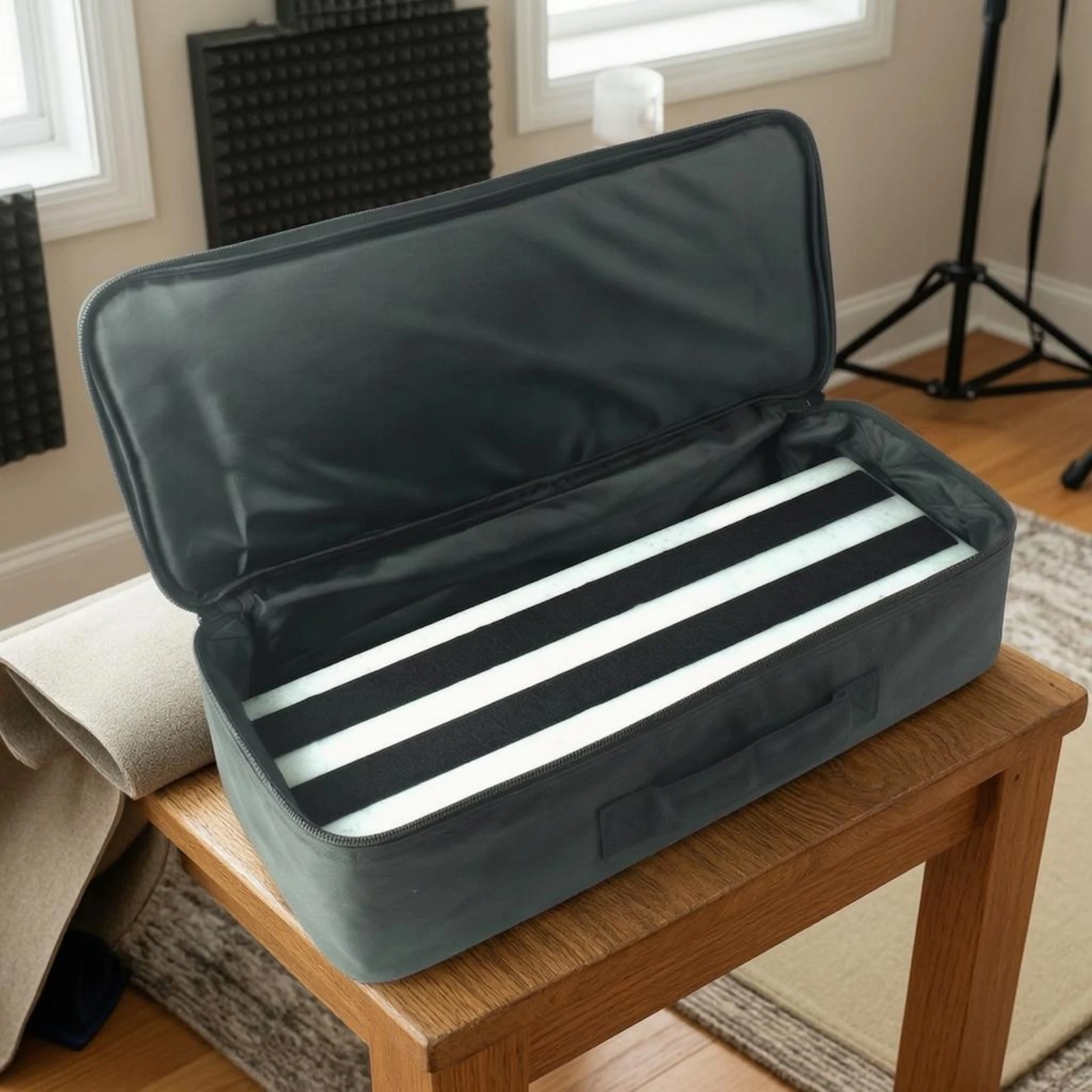 Guitar Pedal Board Built-in Ha - đánh giá và giá Case Guitar Gig Bag