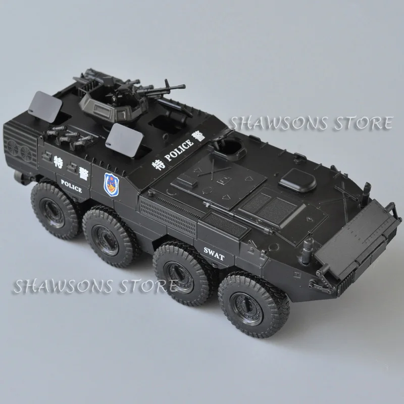 Diecast Military Model Toy 1:38 Armored Fighting Vehicle China Type 08 AFV Pull Back Sound Light Miniature Replica