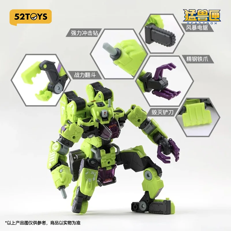 【BEASTBOX】52TOYS LANDBREAKER MB-12DE Elite Transformujący się Mech Model do Składania Figurka Ozdobna na Biurko Prezent Preferowany
