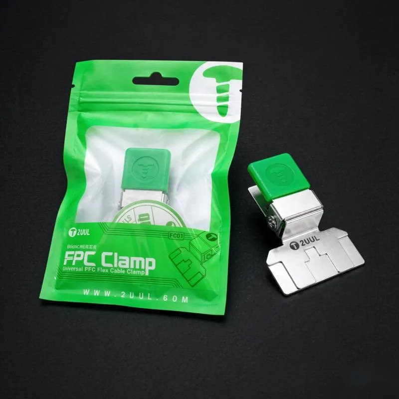 2UUL FC01 Universal FPC Flex Cable Fixed Clamp Metal Stable Clip For Cellphone Motherboard Ribbon Cable Welding BGA Repair Tools