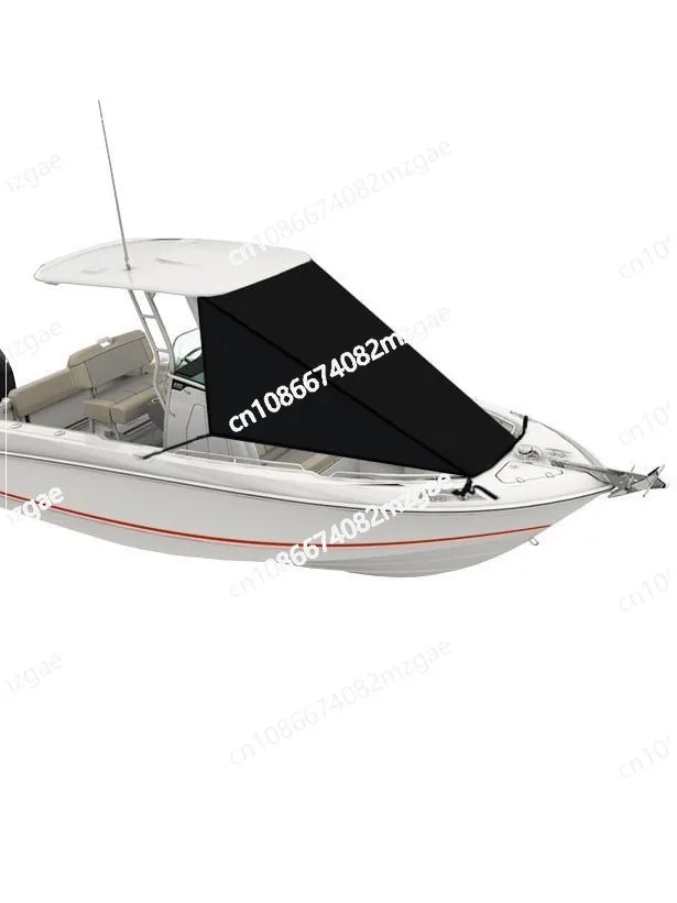 Ship Waterproof and Rainproof Canopy Yacht Sunscreen Awning Easy To Store T-shaped Ceiling Bow Awning Fishing Boat