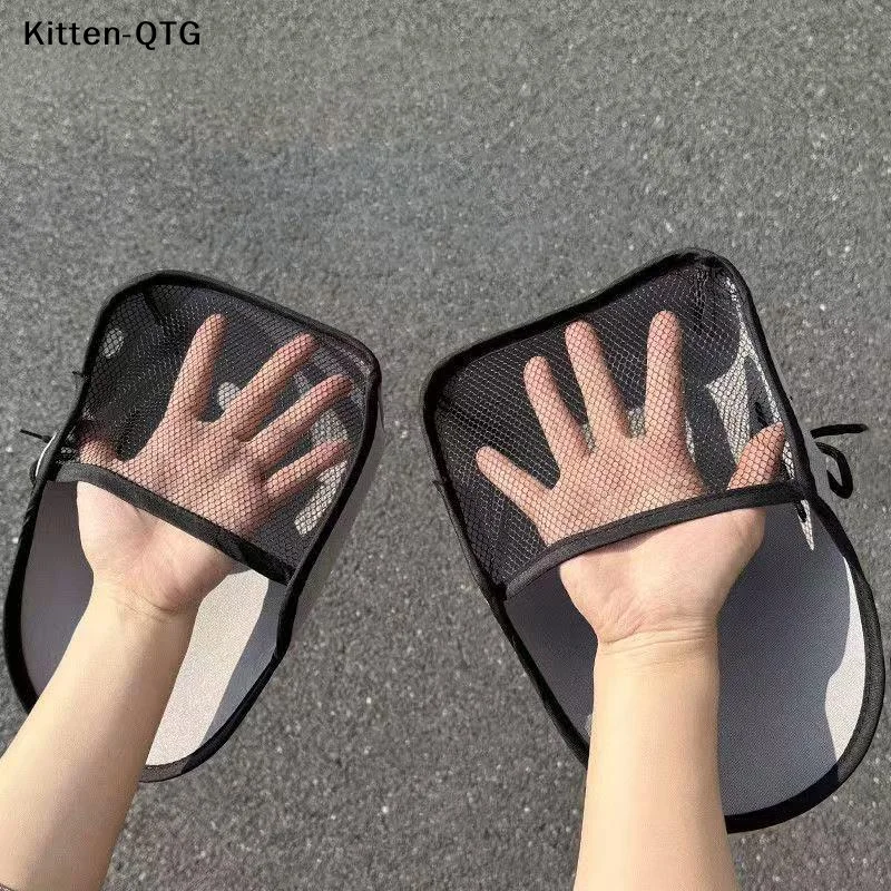 

NEW Hot！1Pairs Motorcycle Handlebar Muffs Electric Bike Gloves Handlebar Sun Protection Hand Covers Mesh Riding Gloves