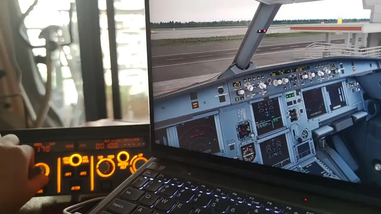 WINWING A320 FCU/EFIS-L/R Flight Control Unit Panel X-Plane Game