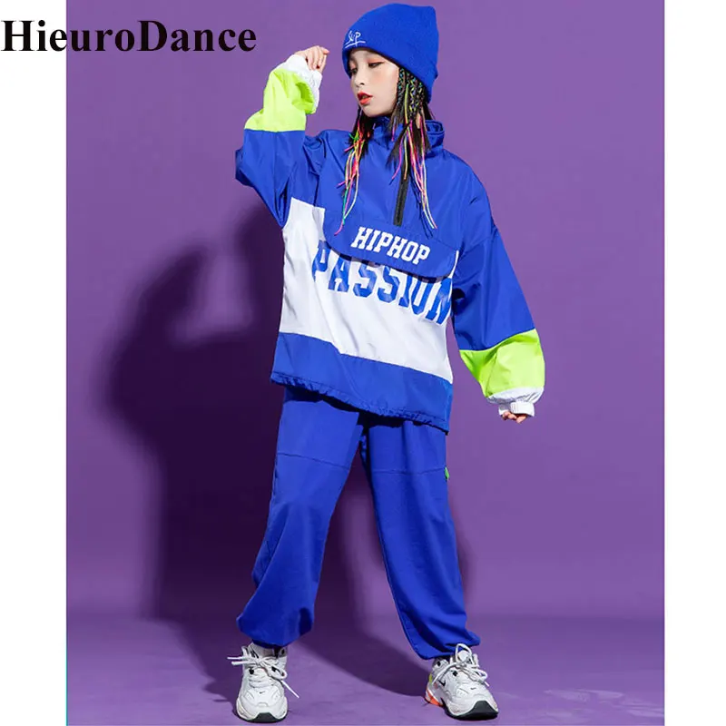 Jungen Hip Hop Kostüme Mädchen Tank Cargo Hose Outfits Kind Jogger Street Dance Kinder Streetwear Mädchen Sport Tragen Mädchen Tanz Kostüm