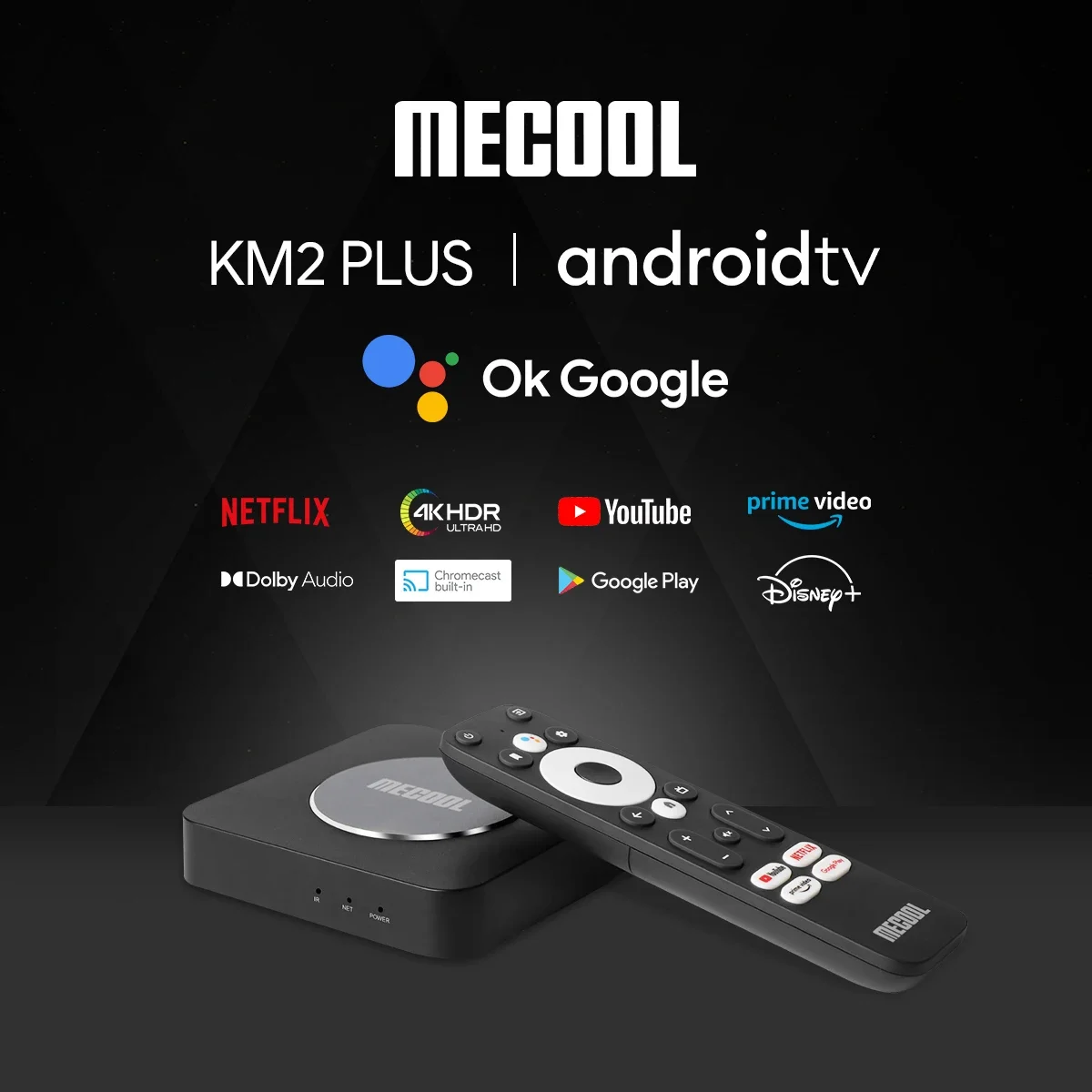 MECOOL Android TV Box KM2 Plus 4K Amlogic S905X4 2G DDR4 Ethernet WiFi Multi-streamer HDR 0 TVBOX Home Media Player Set Top Box