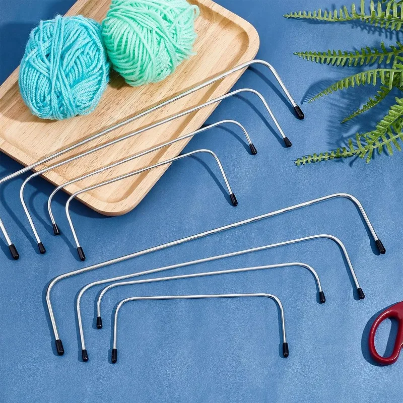 4 Sizes Internal Wire Frame for Bag Stainless Steel Purse Frame Metal Tubular Bag Frame U Shape Bag Handle for Backpack