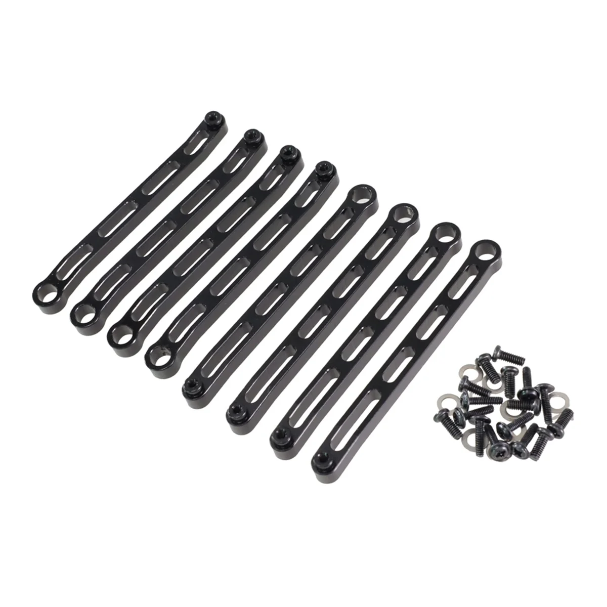 

Y04A RC Car Chassis Fastening Rod Kit for 1/12 MN78 MN82 RC Car Upgrade Accessories Black