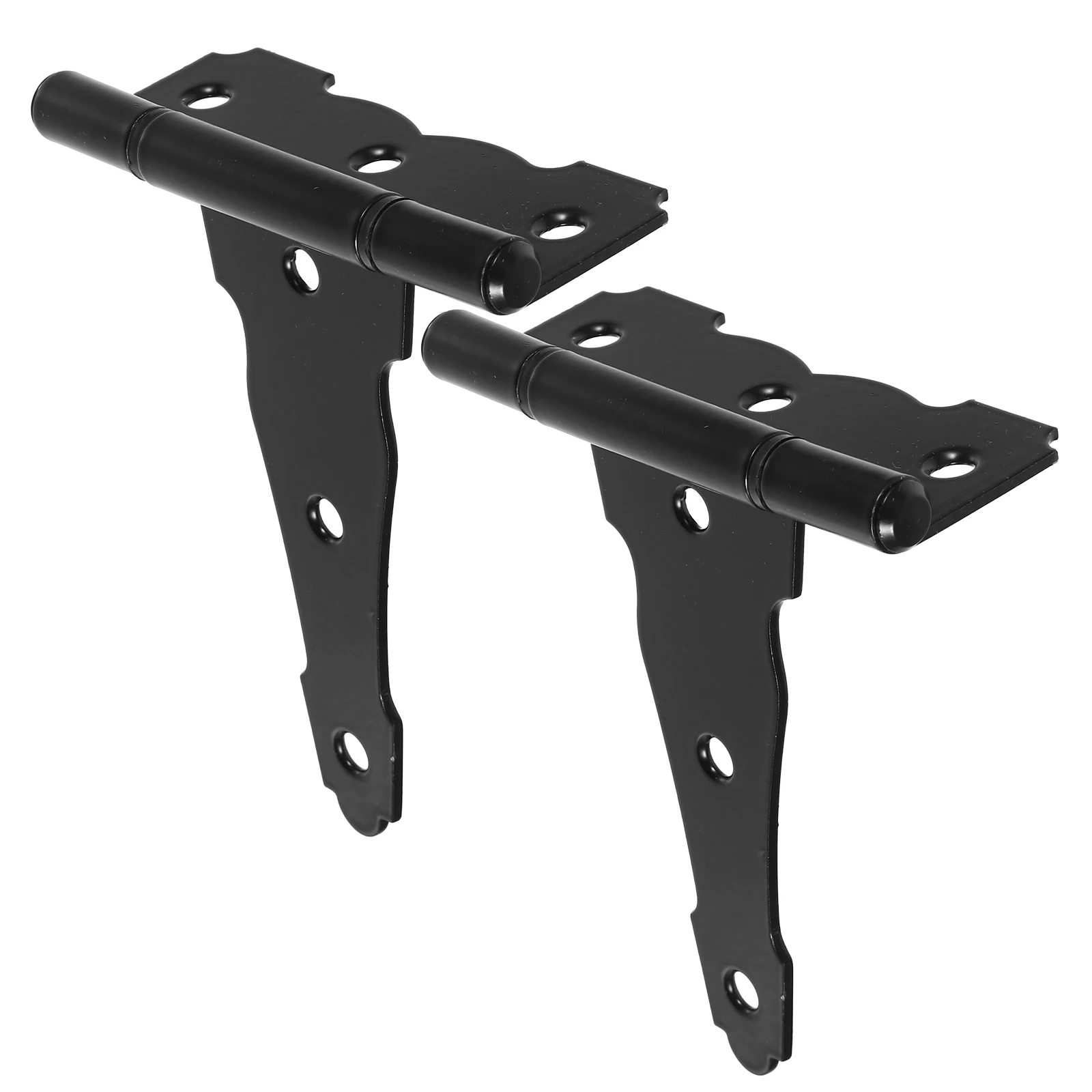 

2pcs Barn Door Hinges 5 Inch Triangle T Shape Heavy Duty Shed Gate Hardware for Fences Doors Windows