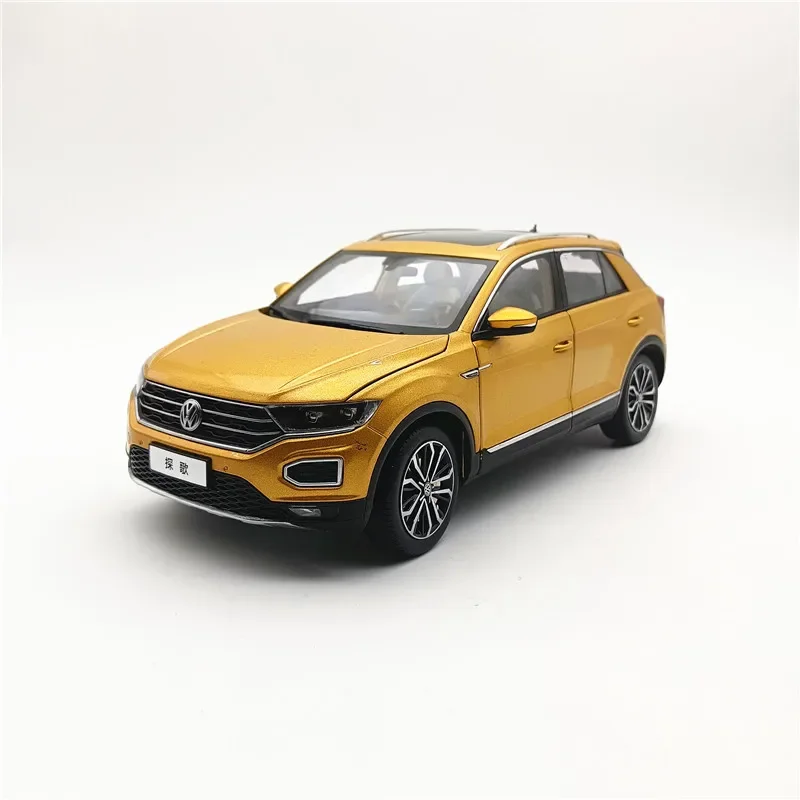 Diecast 1:18 Scale FAW-Volkswagen T-ROC 2018 Alloy Suv Urban Off-road Vehicle Model Collectible Toy Gift Souvenir Display