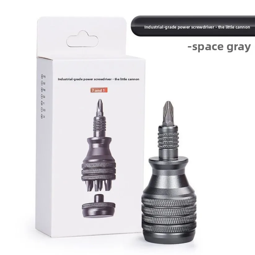 7-in-1 Aluminum Alloy Multifunctional Screwdriver Repair Tool Set With Cross Multi-purpose Screwdriver Head Combination