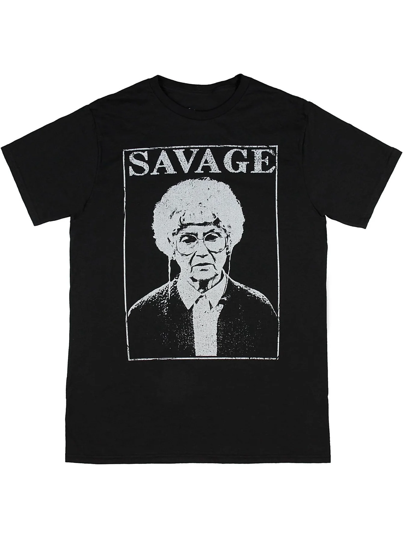 

The Golden Girls Sophia Is Savage Distressed Graphic Men's Black for Men Harajuku Anime Clothes Oversized T Shirt Mens TShirts
