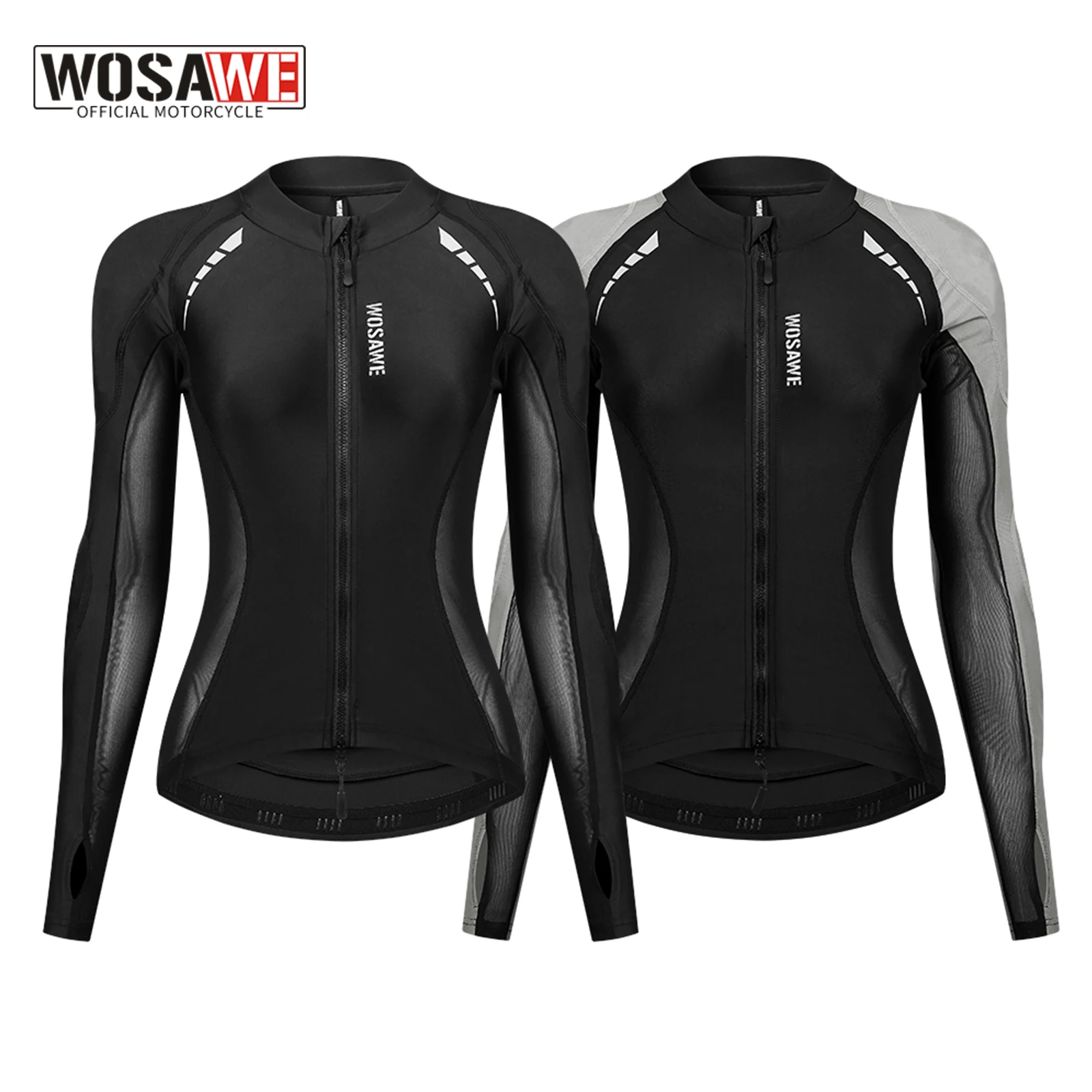 

WOSAWE Women Motorcycle Jacket Summer Breathable Sports Motocross Riding Motorbike Jackets Clothing