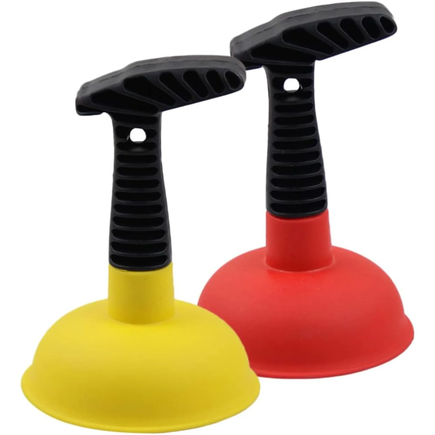 Mini Sink Plunger Plumbing Tools 2Pcs Kitchen Sink Toilet Plunger Toilet Drain Unblocker Suction Power to Unclog Slow Sinks Drai