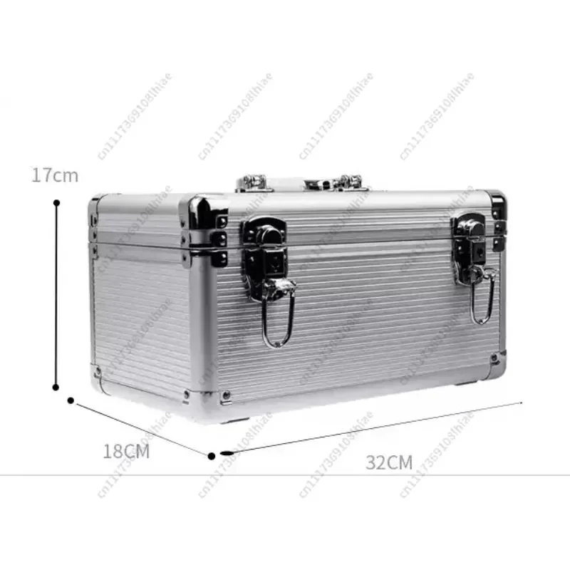 3.5 inch aluminum hard disk protection box storage box 10/14/20 grain storage with lock and key protection