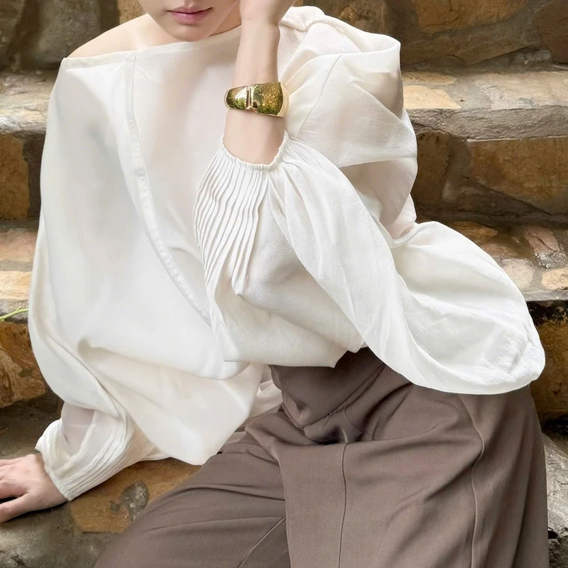 INCERUN الرجال تي شيرت العميق الخامس الرقبة طويلة الأكمام الصلبة انظر من خلال الرجال الملابس الشارع الشهير موضة مطوي حفلة تي شيرت القمم Camisetas