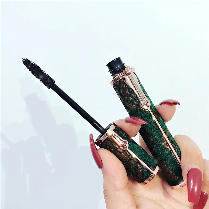 Hojo Curling Mascara Waterproof Antiperspirant Not Blooming Long Curling Makeup Sense of Natural Fiber Superfine Mascara