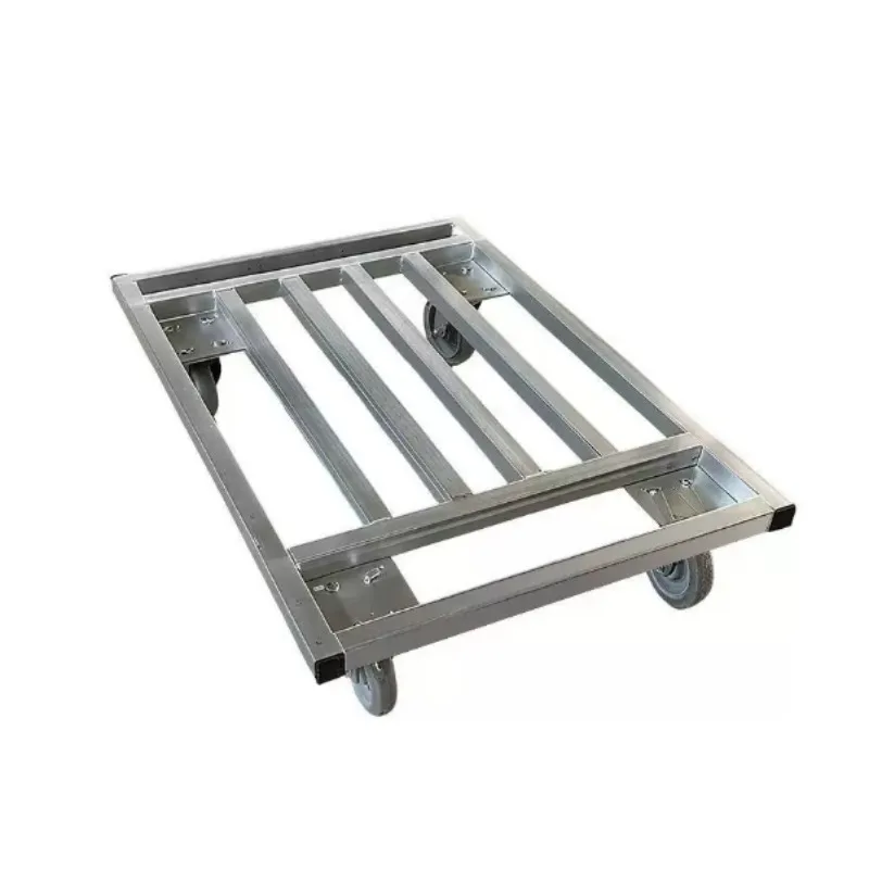 Flat Truck Universal Wheel Turtle Cart Custom Mobile Base Pull Cart Shopping Transport Trolley