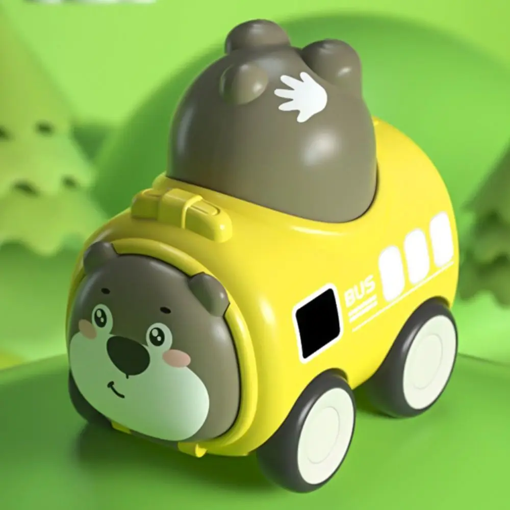 

Ladder Truck Inertia Car Cartoon Animal Excavator Mini Inertial Engineering Car with Whistle Tipper Truck Construction Trucks