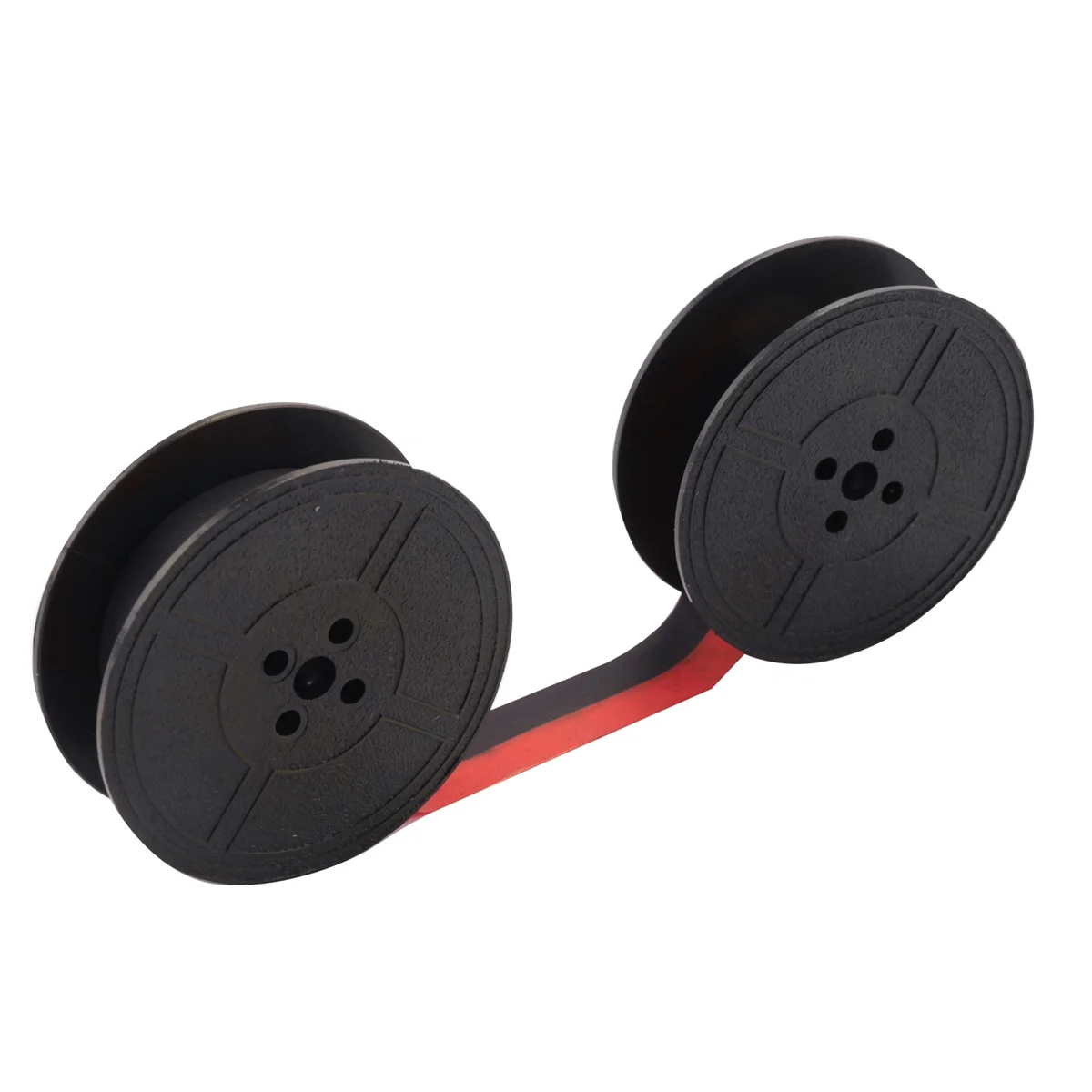 AT77 1 パック タイプライター リボン ツイン スプール タイプライター リボン 赤と黒のツイン スプール交換パック ほとんどのタイプライター用