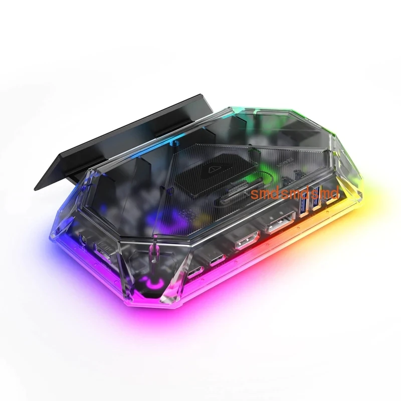 New 12 in 1 RGB Steam Deck Dock Docking Station Accessories for Steam Deck Gaming Console