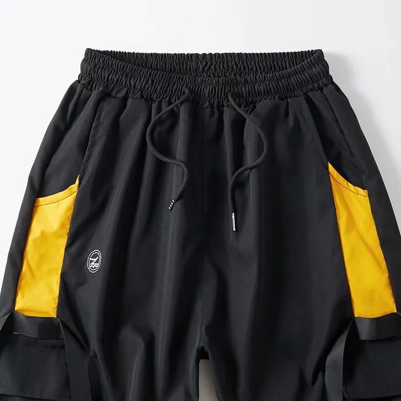 Men's new pants, men's Korean style trendy loose fitting student ins nine point chic casual workwear pants, trendy brand ankle b