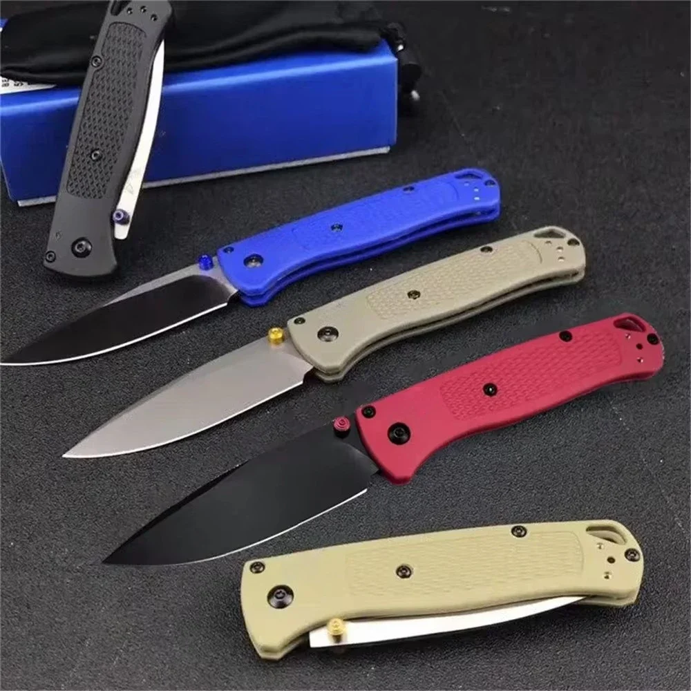 BM Bugout 535 EDC Folding Pocket Knife 440C Blade Nylon Fiber Handle Portable Hunting Outdoor Self-defense Camping Tool