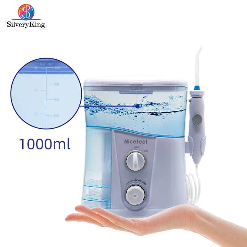 

1000ml Oral Irrigator Water Flosser Dental Floss Teeth Whitening Mouthwasher Cleaning Irrigation Tooth Care