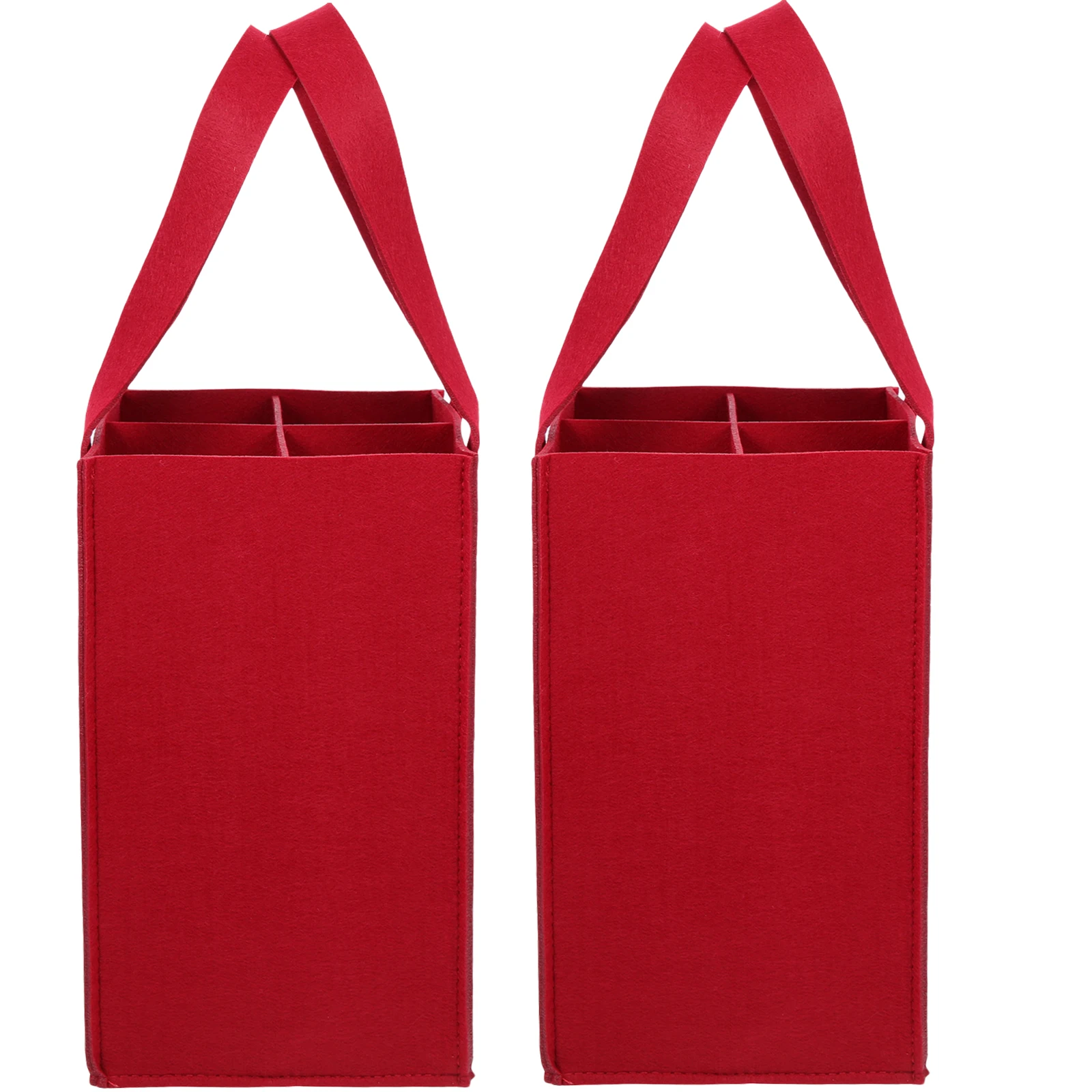 

2 Pcs Bag Stackable Racks Shot Glasses for Vodka Holder Reusable Portable Carrier Party Tote Bags Handbag